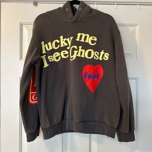 Lucky Me I See Ghosts Hoodie Kanye West Kid Cudi Inspired Size M Camp Flog Gnaw